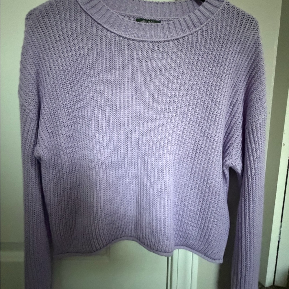 Lavender Knit Women's Sweater